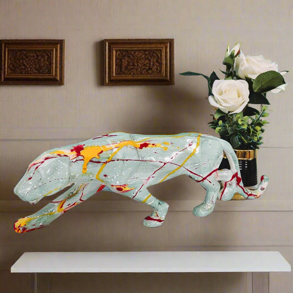 Modern Art Geometric Panther - Abstract